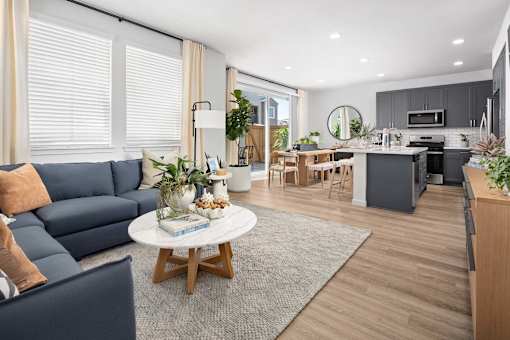 living room of model