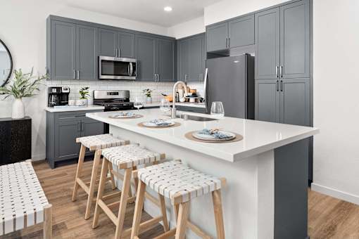kitchen of model