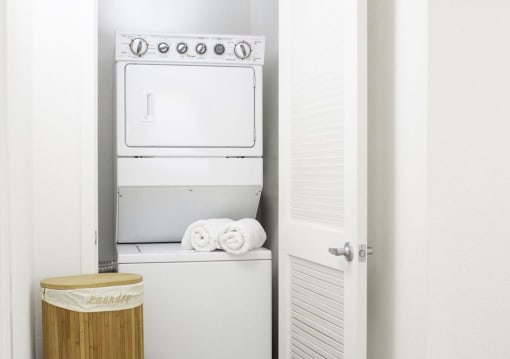 Washer And Dryer In Unit at Palomar Station, San Marcos, California