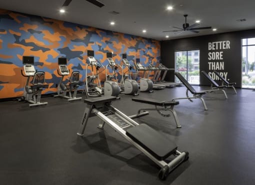 Fitness Center With Updated Equipment at Palomar Station, San Marcos, CA