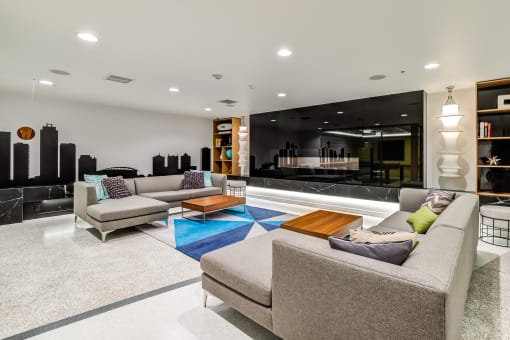 Radius Apartments Theater Room