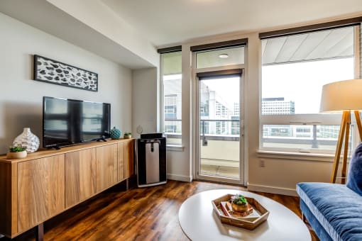 Radius Apartments Living Room
