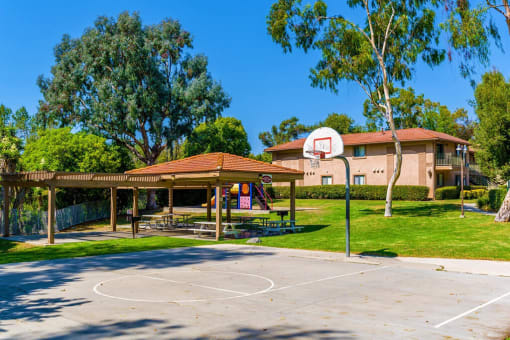 basketball court  at Softwind Point, Vista, California