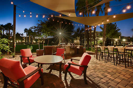 Outdoor Gathering Space with BBQ Grills and Outdoor Seating at Stonebridge Ranch, Arizona, 85225