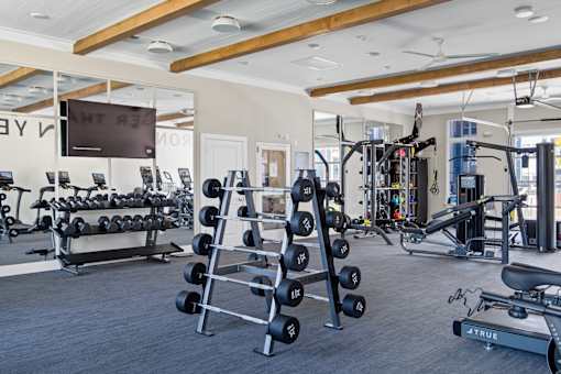 Modern Gym at The Isley at Windsor Hill, North Charleston, SC