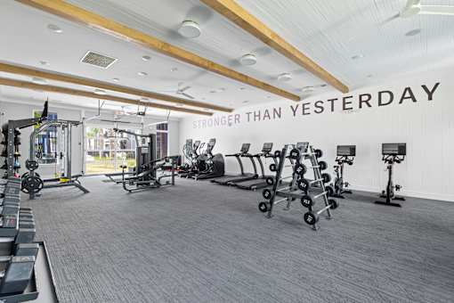 Equipped Gym at The Isley at Windsor Hill, North Charleston