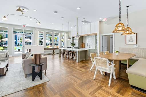 Clubhouse Dining area at The Isley at Windsor Hill, North Charleston, 29420