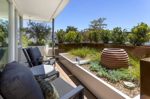 Outdoor seating