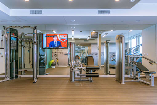 Fitness Center at AV8 Apartments in San Diego, CA