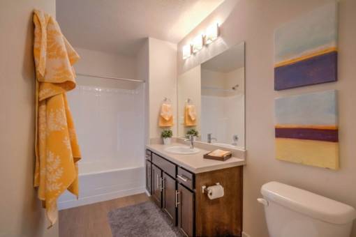 Model bathroom