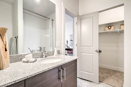 Model unit bathroom