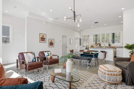 Spacious living room at The Yarra, Madison, TN 
