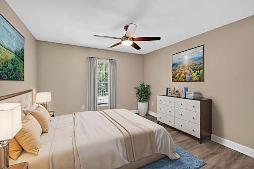 Bedroom at Mer Soleil Apartments, Naples, FL