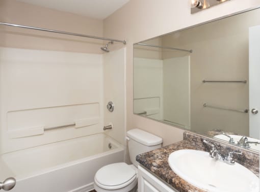 Bathroom at  Springbrook Townhomes Apartments, Florida,32303