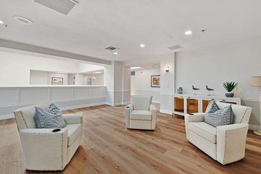 leasing office and waiting room at Azure Point at Encinitas, Encinitas, 92024