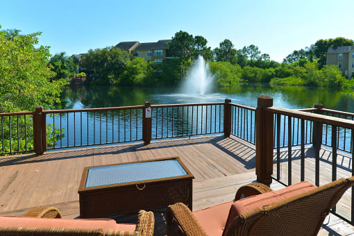 Small Lake On Site at Mandalay on 4th Condominiumss, St. Petersburg, Florida
