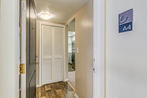A4 sign in front of door at The Place at Davis Islands, Tampa, FL
