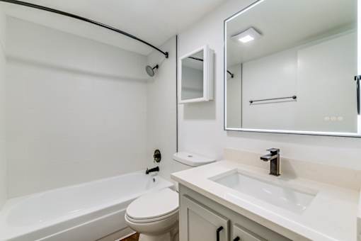 White Bathroom at The Place at Davis Islands, Florida