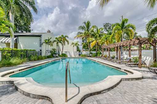 Resort style pool at The Place at Davis Islands, Tampa