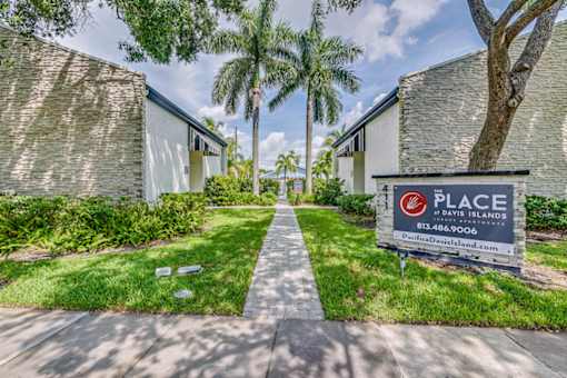 Classic Property Sign at The Place at Davis Islands, Tampa, FL, 33606