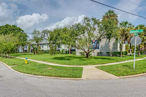 Green Lawn Area at The Place at Davis Islands, Tampa