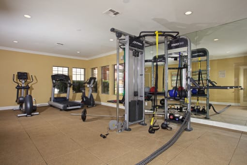 Two Level Fitness Center at Sky Court Harbors at The Lakes Apartments, Las Vegas, 89117