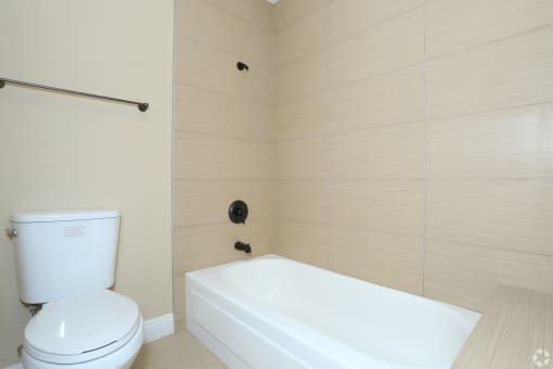 Bathroom with bath tub at Sky Court Harbors at The Lakes Apartments ,Las Vegas,89117