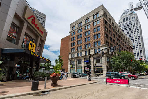the building where the apartment is located
