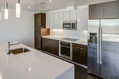 Gourmet Kitchen at Misora Apartments, San Jose, California