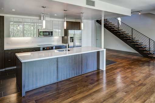 Modern Kitchen at Misora Apartments, California