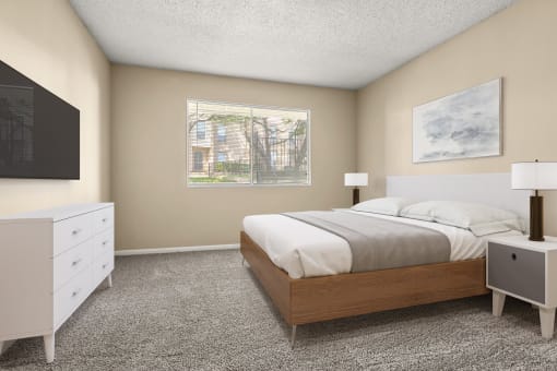 Plush Bedroom Carpeting at Chevy Chase in Austin, TX 78752