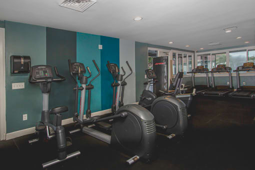 Cardio Equipment in the Fitness Center at MALA GROVE Apartments, Waipahu
