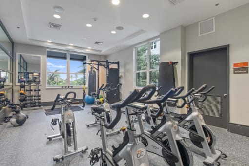 Fitness Center at One Plantation in Plantation, FL 33324