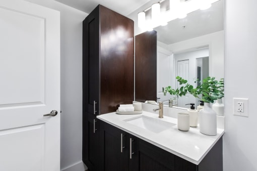 Oversized Vanity at One Plantation in Plantation, FL 33324