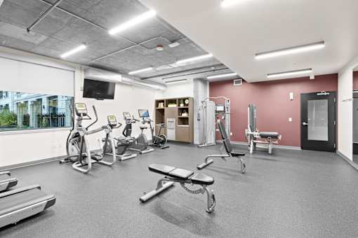 24-Hour Fitness Center at The Parker in Portland, OR 97209