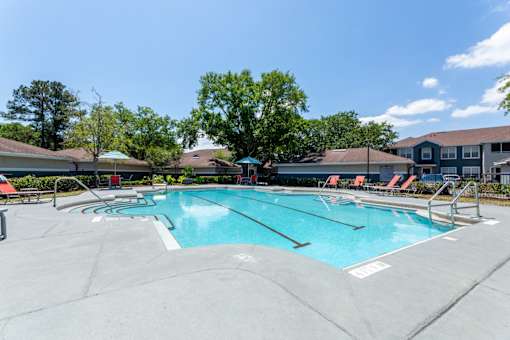 Resort-Style Swimming Pool at Country Club Lakes Apartments in Jacksonville, FL 32224