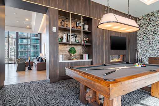 Community Game Room at 903 Peachtree Apartments in Atlanta, GA 30309