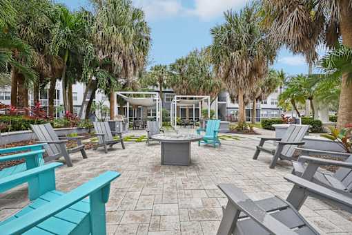 Outdoor Patio at Verona at Boynton Beach Apartments in Boynton Beach, FL 33426
