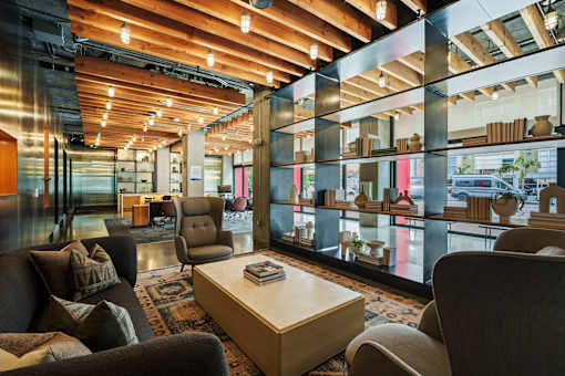 Community Lounge at L Seven Apartments in San Francisco, CA 94103