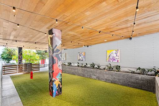 Onsite Dog Run at L Seven Apartments in San Francisco, CA 94103