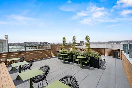 Rooftop Lounge at L Seven Apartments in San Francisco, CA 94103