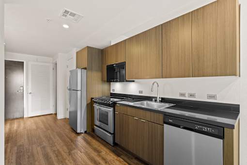 Updated Kitchen at Misora Apartments in San Jose, CA 95128