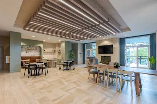 Updated Community Clubhouse at One Plantation Apartments in Plantation, FL 33324