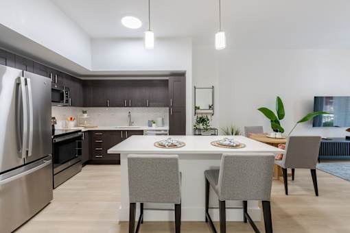 Modern Kitchen at One Plantation Apartments in Plantation, FL 33324