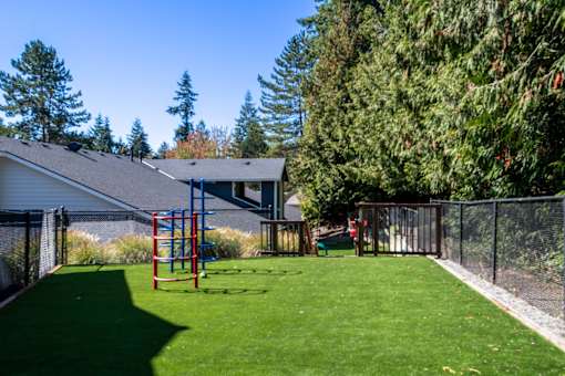 Onsite Dog Park at Brackett Apartments in Edmonds, WA 98020