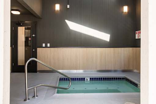 Indoor Jacuzzi at Brackett Apartments in Edmonds, WA 98020