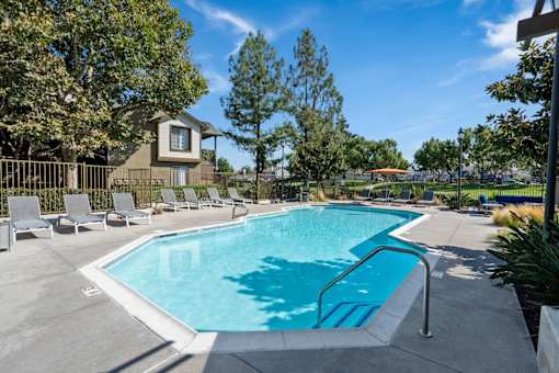 Outdoor Pool at Reserve at Chino Hills Apartments in Chino Hills, CA 91709