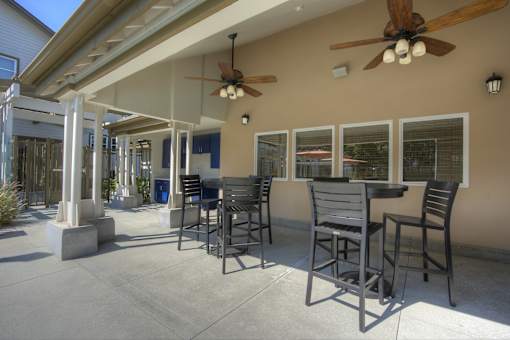 Outdoor Kitchen and Patio at Reserve at Chino Hills Apartments in Chino Hills, CA 91709