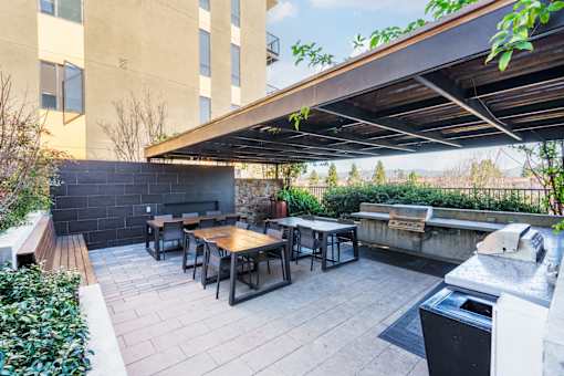 Courtyard Patio at Misora Apartments, San Jose, California