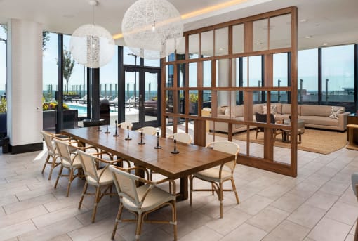 Dining table chair at 903 Peachtree, Atlanta, 30309